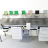 KaVo 2er Arbeitstisch / Labortisch / Dentalmöbel / Doppelarbeitsplatz 6752