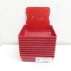 10 Arbeitsschalen von Freuding in Rot 7524
