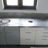 Gipstheke 300 cm x 262 cm mit Edelstahlplatte L-Gipszeile Gipstisch 7567 – Bild 6
