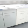 Gipstheke 300 cm x 262 cm mit Edelstahlplatte L-Gipszeile Gipstisch 7567 – Bild 8