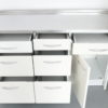 Unterschrank Nebenarbeitstisch Dentalmöbel Arbeitsplatz Dental 160cm – Bild 4