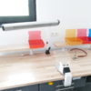 Freuding Möbel Arbeitstisch 180 cm mit Absaugung, Beleuchtung und Ablage komplett überholt 7783 – Bild 5