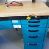 Freuding F 40 Einzeltisch Arbeitstisch mit Absaugung Techniktisch und F1 Lampe 7900 – Bild 5