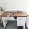 Freuding Möbel 125 cm einer Arbeitsplatz, Absaugmaul, Absaugung, Licht 7907