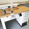 Freuding Möbel 130 cm einer Arbeitsplatz, Absaugmaul, Absaugung, Beleuchtung 7990 – Bild 6