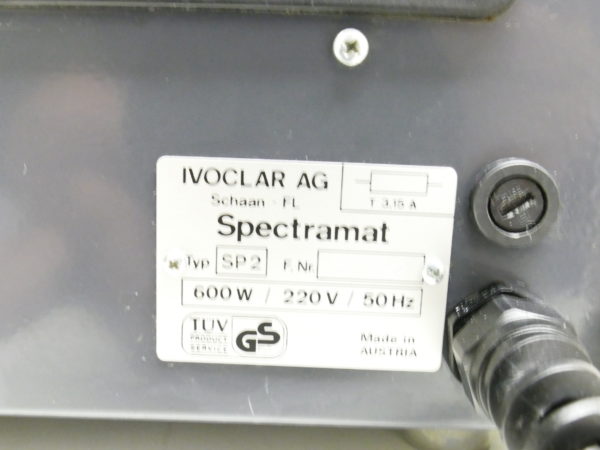 IVOCLAR Spectramat Lichthärtegerät 8095 – Bild 3