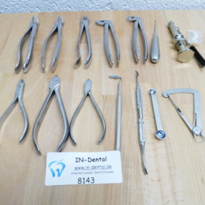 Dental Instrumente Zangen im Set Restposten 8143