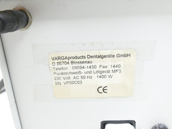 Punktschweiß und Lötgerät MF3 von VARGA 7896 – Bild 8