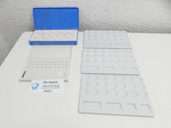 Keramik Anmischplatten als Set Tanaka, M+W und VIta im Set als Restposten 7853