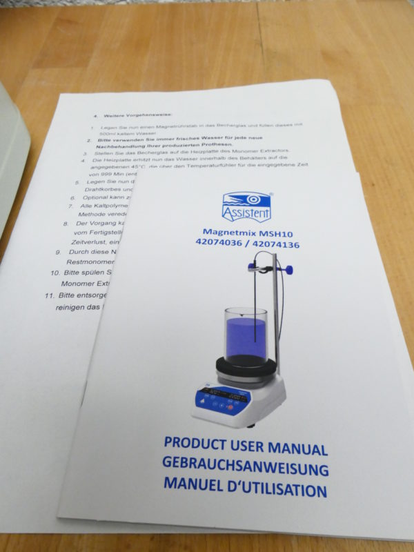 Monomer Extractor von Schütz dental Typ hot plate stirrer 8181 – Bild 8