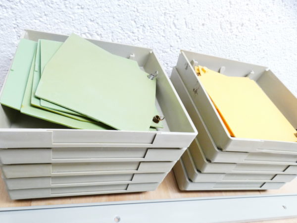 10 Kavo Arbeitsschalen mit Notizhalter mit 2 Schienen 8195 – Bild 3