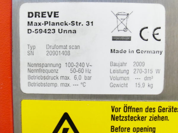DREVE Drufomat scan Tiefziehgerät rot 8200 – Bild 3