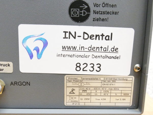 Primotec Phaser MX1 Micro-Impulsschweißgerät 8233 – Bild 4