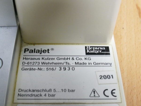 Heraeus Kulzer Palajet Druckluft Injektionsgerät mit Zubehör 8137 – Bild 3