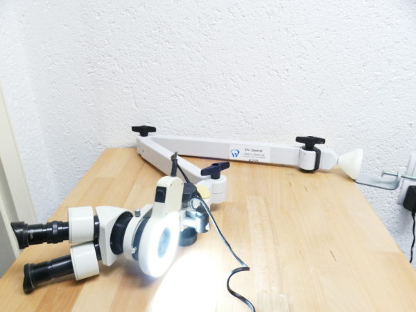Stereo-Mikroskop mit Gelenkarm 10X mit Licht 8255 – Bild 2