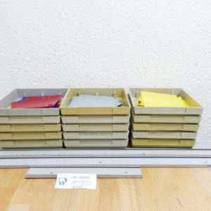 15 Kavo Arbeitsschalen mit Notizhalter mit 3 Schienen 8320