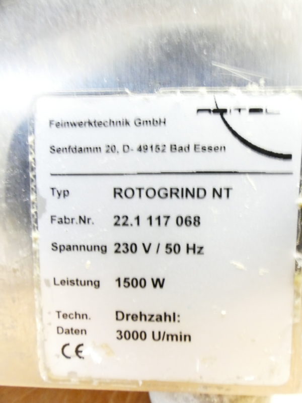 ROTOGRIND NT Universaltrimmer mit Teildiamantschleifscheibe und Licht 8355 – Bild 4