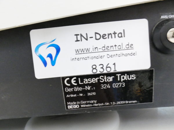Bego LaserStar Tplus Laser-Schweißgerät DEFEKT 8361 – Bild 3
