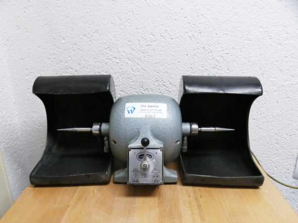 Poliermotor von Wassermann mit 1500 und 3000 U/Min und 2 Tröge 8363