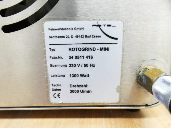 Reitel Rotogrind Mini Nass &Trockentrimmer mit Teildiamantscheibe geprüftes Gerät 8368 – Bild 4