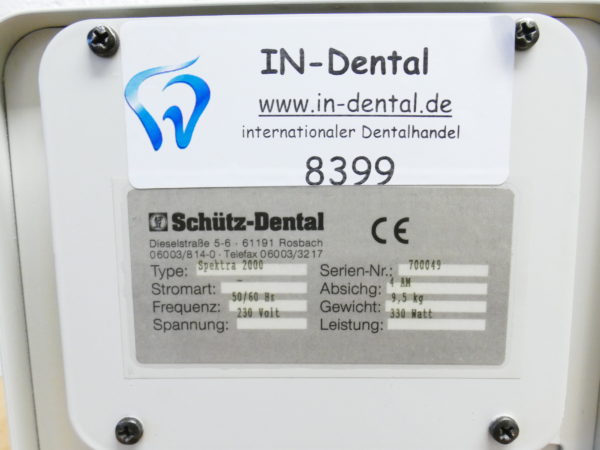 Lichthärtegerät Typ Spektra 2000 von Schütz Dental 8399 – Bild 4