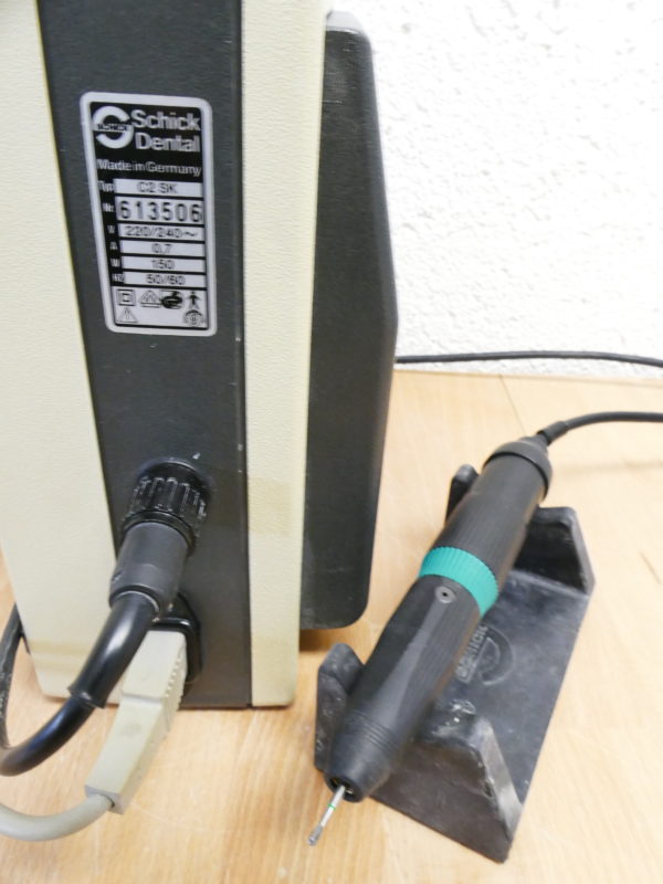 Schick C2 SK Technikmaschine mit Kniesteuerung überprüft 40.000 U/Min 8405 – Bild 3