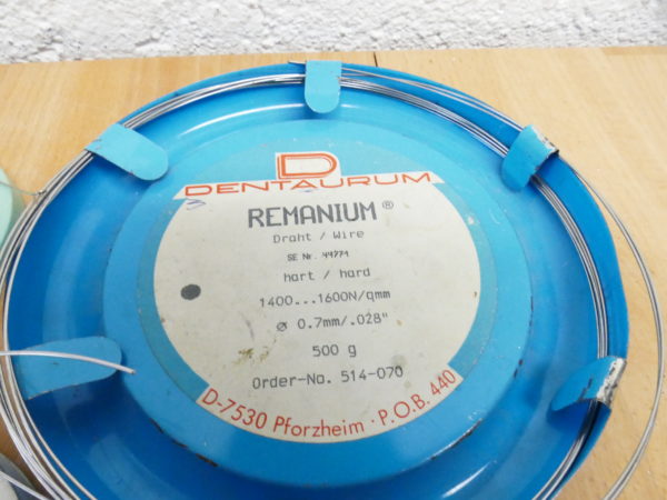 Restposten Remanium® Draht auf Spulen Dentaurum verschiedene Sorten im Set 8409 – Bild 5