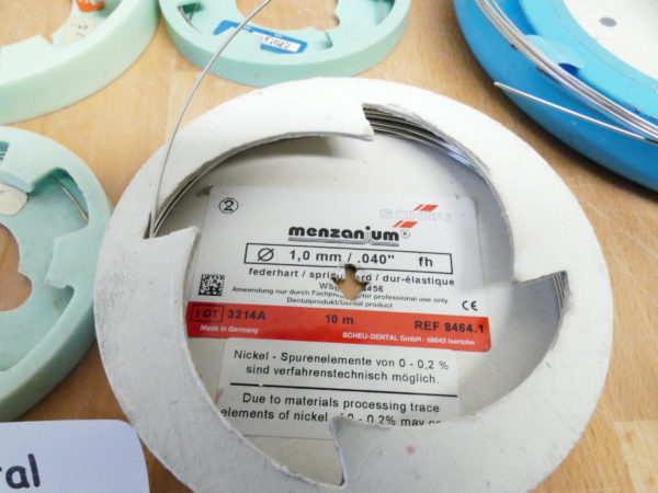 Restposten Remanium® Draht auf Spulen Dentaurum verschiedene Sorten im Set 8409 – Bild 4