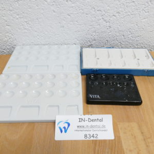 Keramik Anmischplatten als Set Tanaka und Vita im Set als Restposten 8342