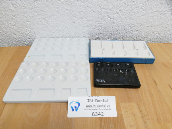 Keramik Anmischplatten als Set Tanaka und Vita im Set als Restposten 8342