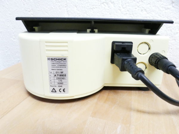 Schick C1 Master Handstück mit C1 SF Fußanlasser 8439 – Bild 3