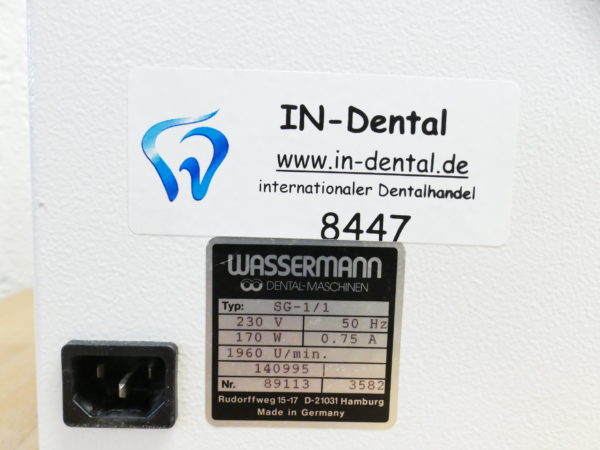 Wassermann Sg 1/1 Absaugung 8447 – Bild 4