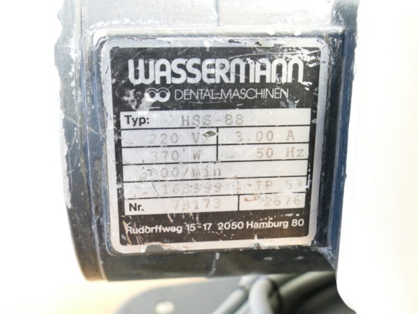 Wassermann HSS88 Gipstrimmer mit gebrauchter Diamantscheibe 8467 – Bild 5