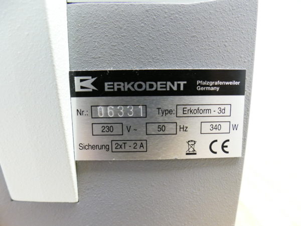 Erkodent - Erkoform 3D / Tiefziehgerät mit Occluform 8480 – Bild 3