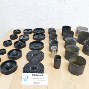 Muffelringe mit Muffelboden Gußküvetten im Set 8523