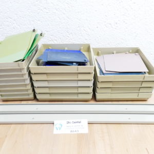 16 Kavo Arbeitsschalen mit Notizhalter mit 2 Schienen 8643