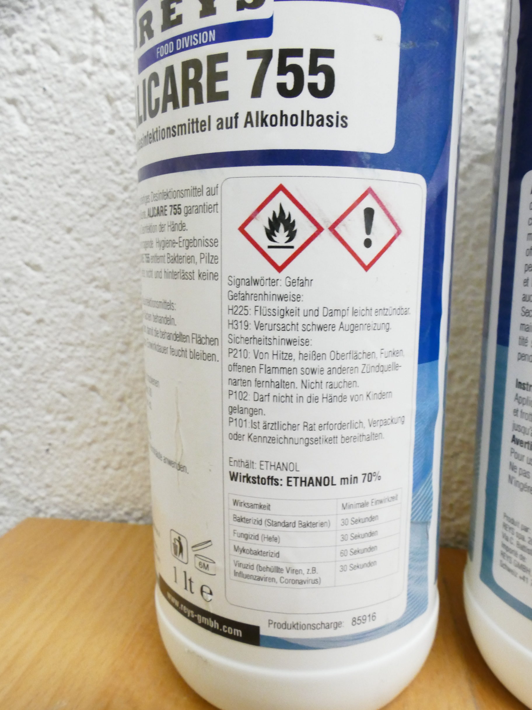 5 Liter Handdesinfektionsmittel Alicare 755 , 70% Alkohol 8680 – Bild 4