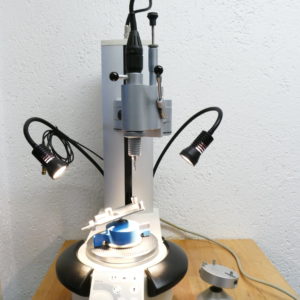 Fräsgerät Degussa Ergo F3 mit Beleuchtung, Modelltisch 8790