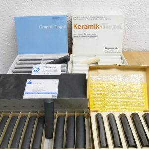 Tiegel Schmelztiegel für Degudent Tiegelschleuder 35 Stück im Set 8957