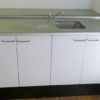 Gipstheke 163 cm mit Steinplatte Gipszeile Gipstisch 3684