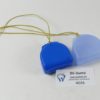 2 x Erkodent Prothesenbecher Gebissbehälter Dental Box  blau/hellblau 4026