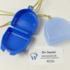 2 x Erkodent Prothesenbecher Gebissbehälter Dental Box  blau/hellblau 4026 – Bild 3