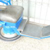 Antiker Barbier- oder Zahnarztstuhl in Blau 6013 – Bild 8