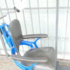 Antiker Barbier- oder Zahnarztstuhl in Blau 6013 – Bild 9