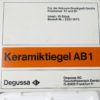 DEGUSSA Keramiktiegel und Graphit Tiegel AB 1 für Prestomat 5306 – Bild 3
