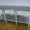 Unterschrank Interospital mit Edelstahlplatte 200cm – Bild 3