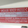 Vakuummischer VM 2000 Siladent VM-113 mit 3 Becher 3500 – Bild 3